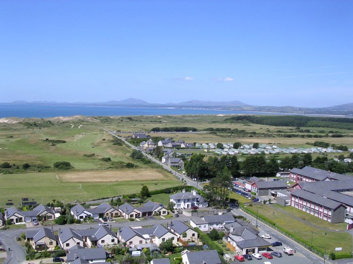 view from Harlech castle